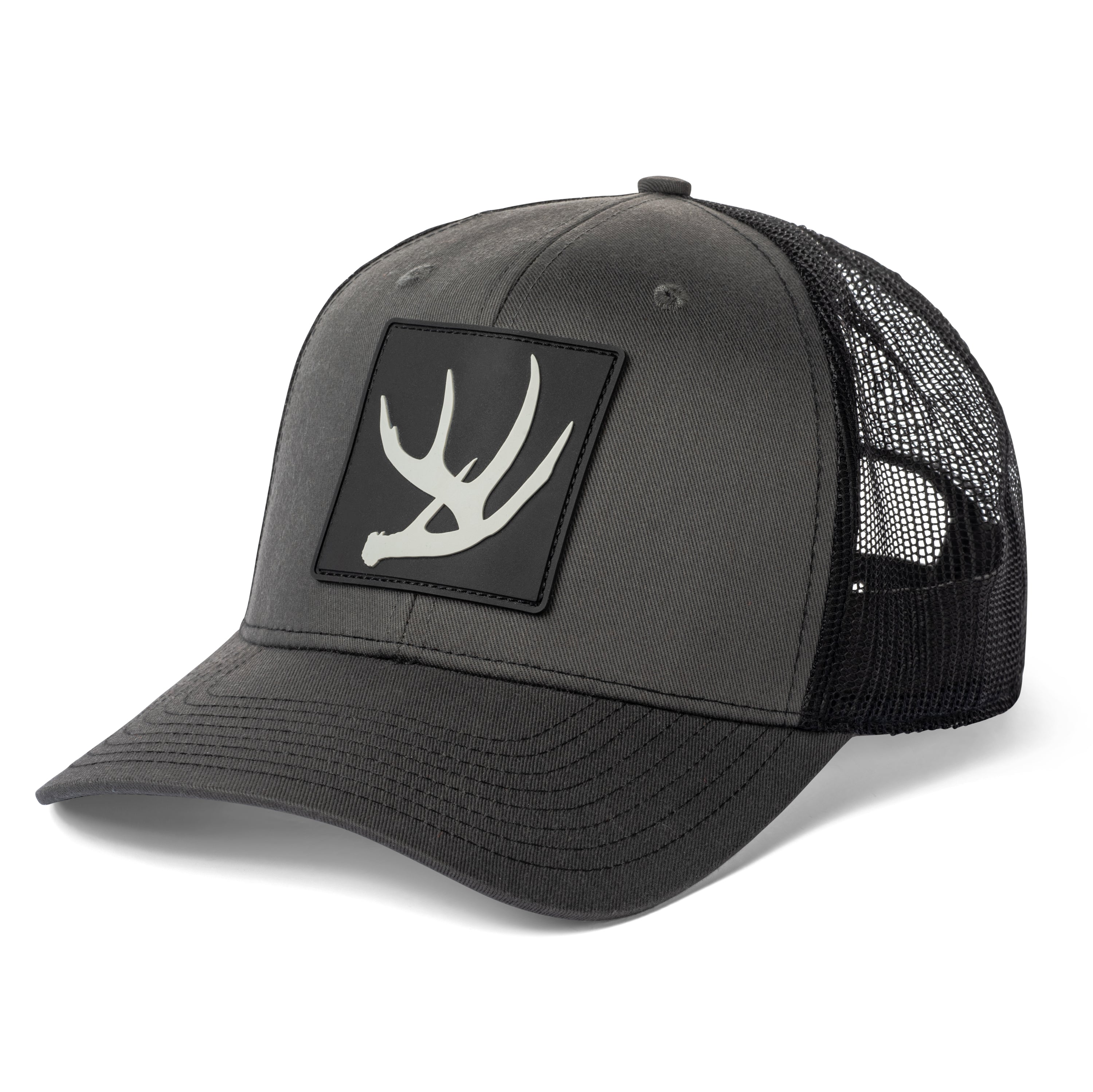 Deer Antler Patch (Charcoal)