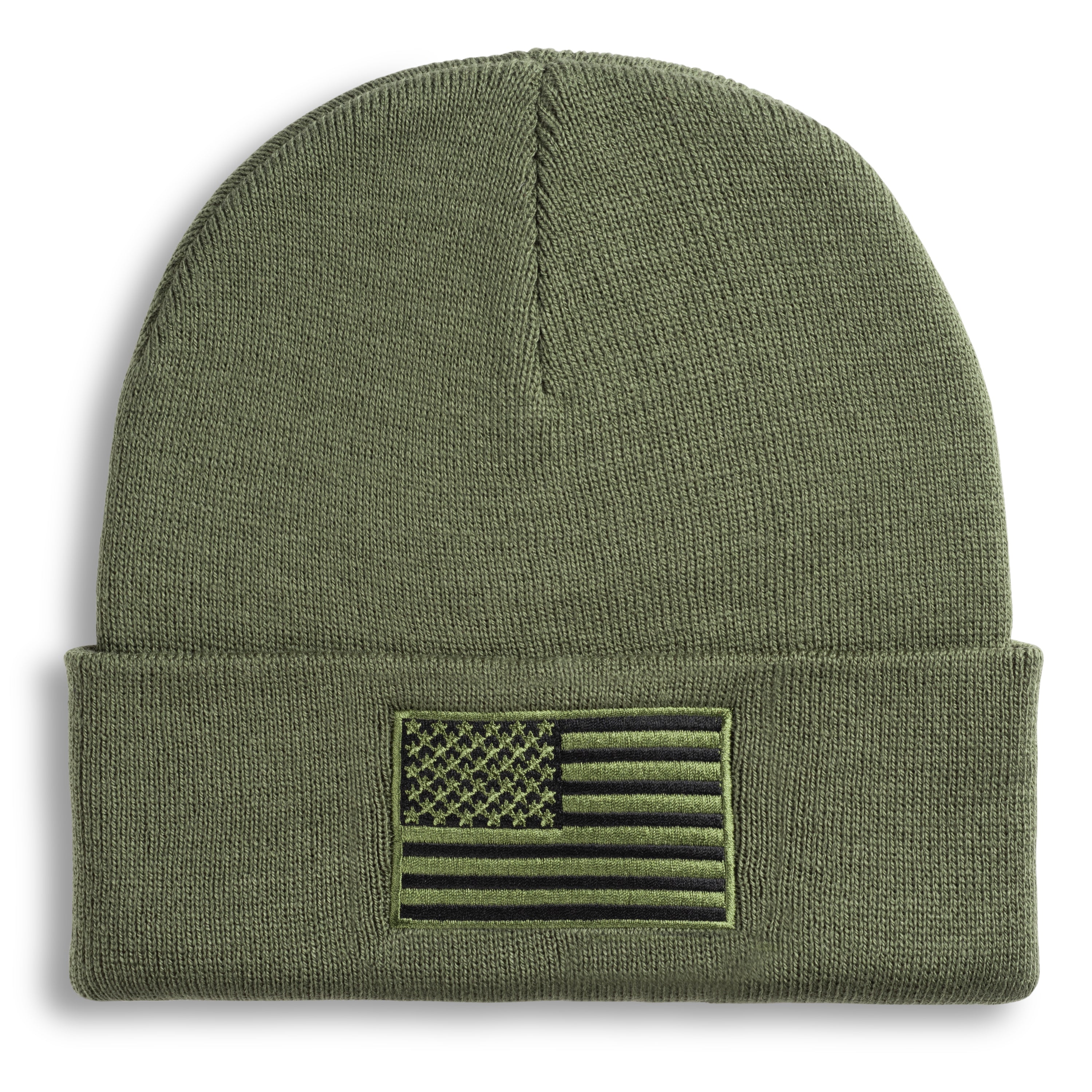 The Flag Beanie (Olive)
