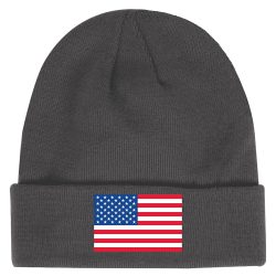 American Flag Knit Charcoal