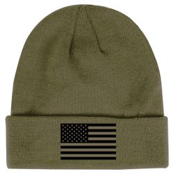 American Flag Knit OD Green