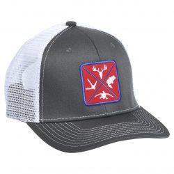 Outdoor Woven Patch Charcoal/White
