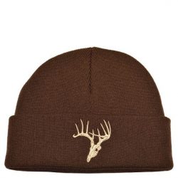 Deer Skull Knit Brown