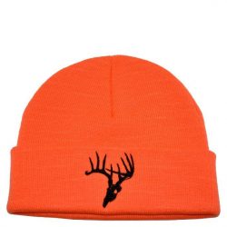 Deer Skull Knit Orange