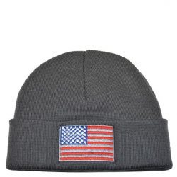 American Flag Knit Charcoal