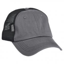 615 Mesh Snapback Hat Charcoal/Black
