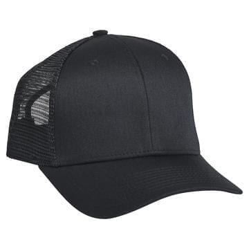 901 Mesh Snapback Hat Black/Black