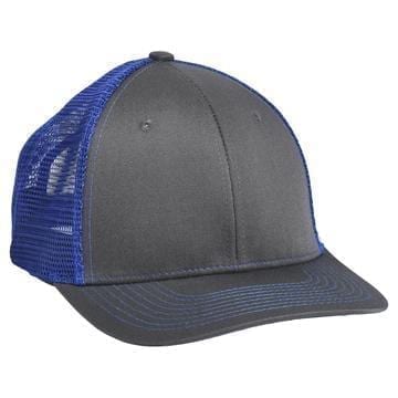 901 Mesh Snapback Hat Charcoal/Blue