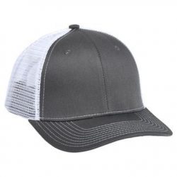 901 Mesh Snapback Hat Charcoal/White