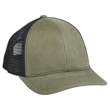 901 Mesh Snapback Hat OD Brown/Black