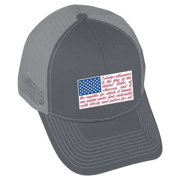 Pledge of Allegiance Patch Charcoal/Grey