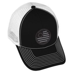Rubber Patch Betsy Ross Blk/Gry logo Black/White Mesh