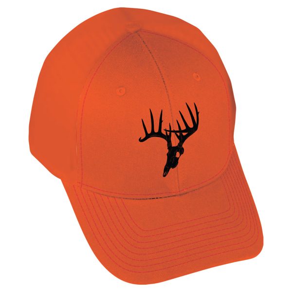 Skullz Deer Logo Embroidered Orange with Black Logo