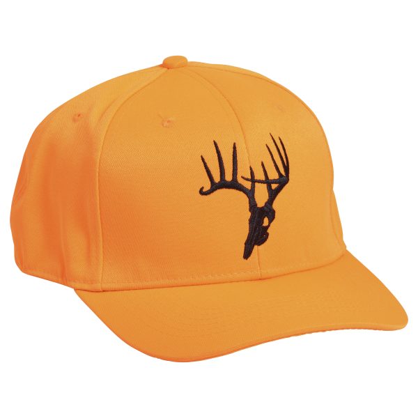 Skullz Deer Logo Embroidered Orange with Black Logo