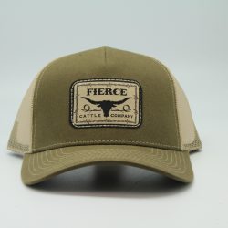 Olive Colored Fierce Hat - Front