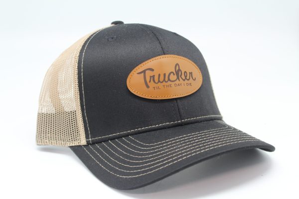 Trucker til the day I die tan mesh