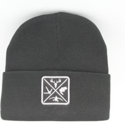 Winter Knit Beanie Outdoor Logo Black
