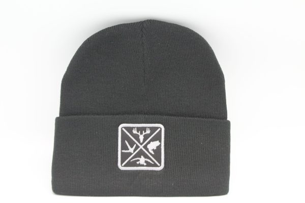 Winter Knit Beanie Outdoor Logo Black