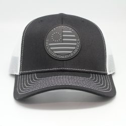 Rubber Patch Betsy Ross Black/Gray Logo Black/White Mesh