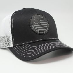 Rubber Patch Betsy Ross Black/Gray Logo Black/White Mesh