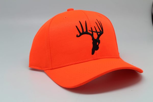 Skullz Deer Logo Embroidered Orange with Black Logo