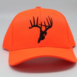 Skullz Deer Logo Embroidered Orange with Black Logo