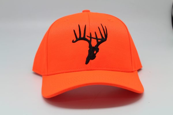 Skullz Deer Logo Embroidered Orange with Black Logo
