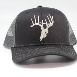 Skullz Deer Logo Embroidered Cap Black/ Charcoal Mesh