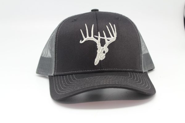 Skullz Deer Logo Embroidered Cap Black/ Charcoal Mesh