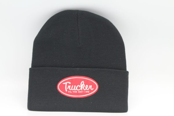 Winter Knit Beanie Trucker 'Til The Day I Die Black