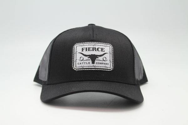 Black Colored Fierce Hat - Front