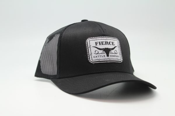 Black Colored Fierce Hat - Side