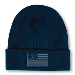 American Flag Navy Embroidered
