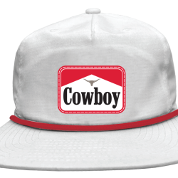 Cowboy Flat Bill White